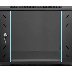 vidaXL Armario de red con almacenamiento 60 x 60 x 50 cm Acero Negro Online