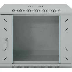 vidaXL Electrónica-Armario de red con almacenamiento 53 x 45 x 45 cm Acero