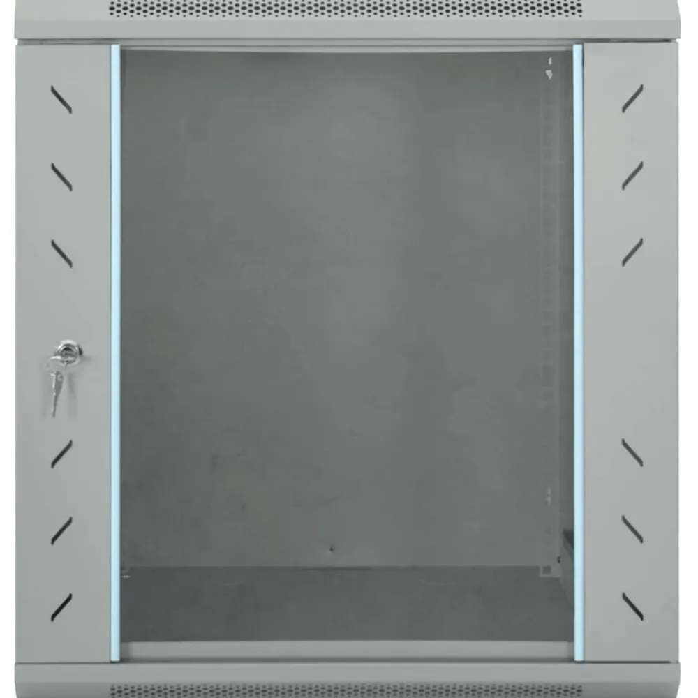vidaXL Armario de red con almacenamiento 60 x 45 x 65 cm Acero Gris Best