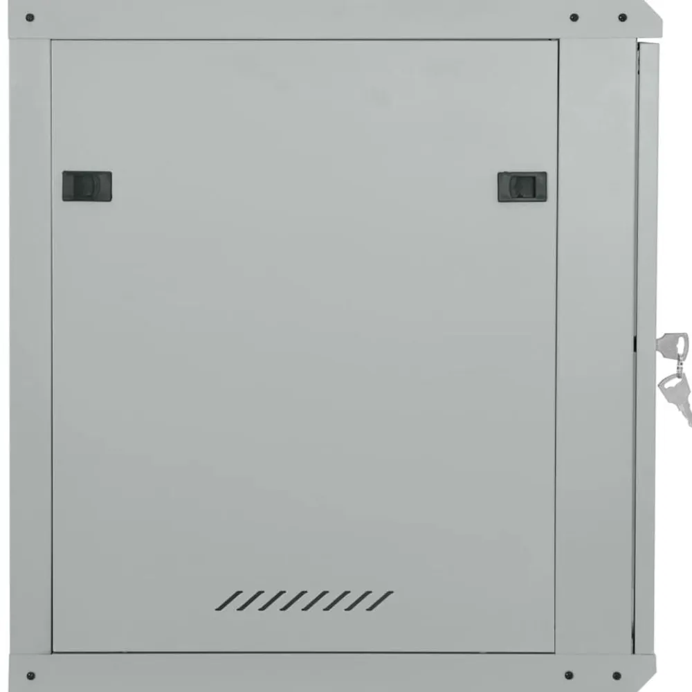 vidaXL Armario de red con almacenamiento 60 x 45 x 65 cm Acero Gris Best