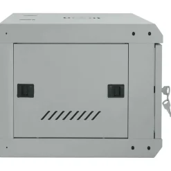 vidaXL Armario de red con almacenamiento 60 x 35 x 28 cm Acero Gris Clearance