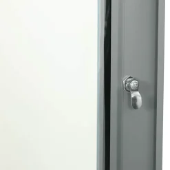 vidaXL Armario de red con almacenamiento 60 x 35 x 28 cm Acero Gris Clearance