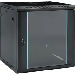 vidaXL Electrónica-Armario de red de pared 12U 19" IP20 600x600x640 mm
