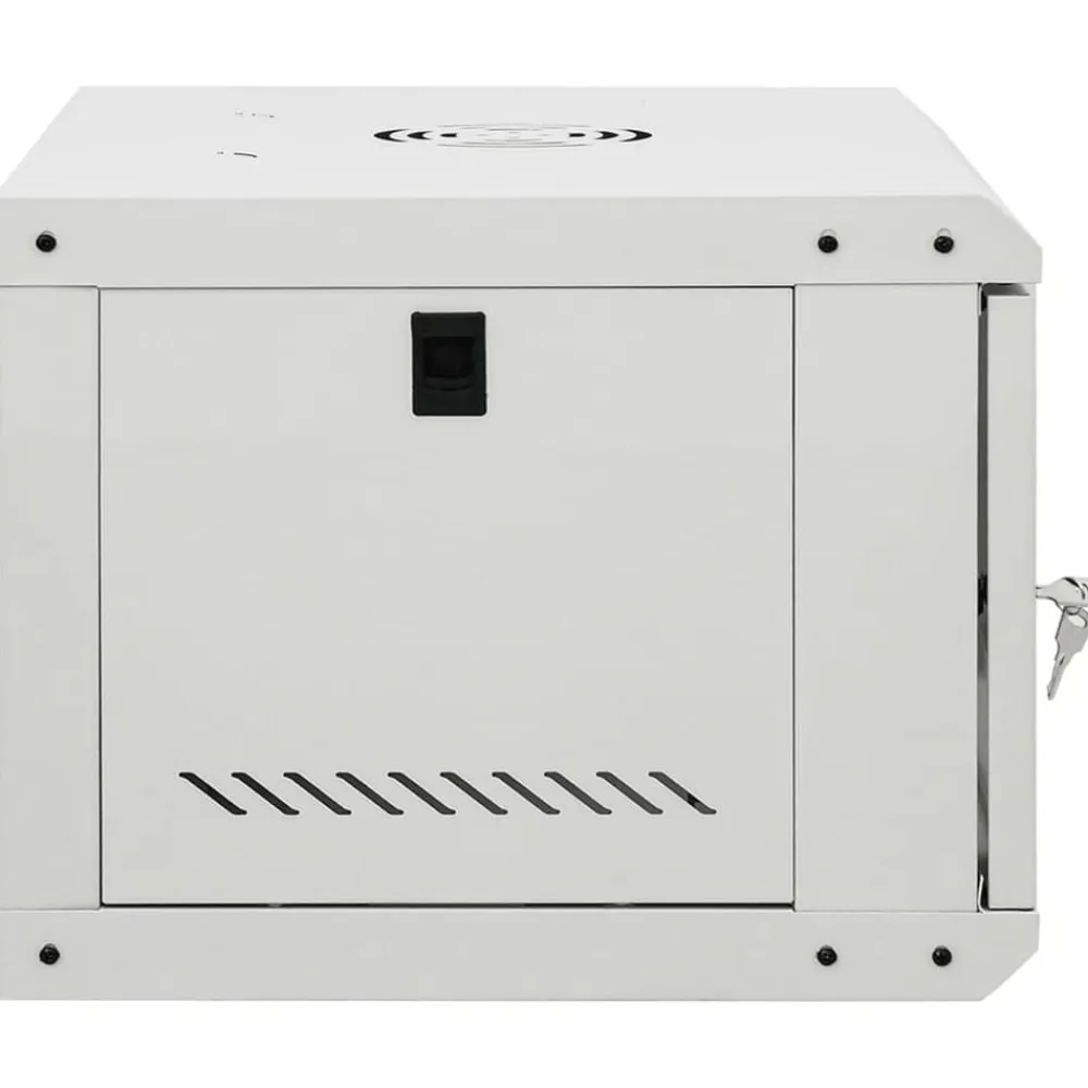 vidaXL Electrónica-Armario de red de pared 6U de 19" IP20, 53 x 40 x 30 cm