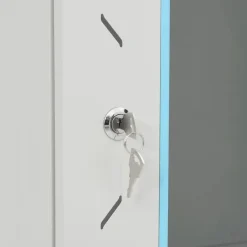 vidaXL Electrónica-Armario de red de pared 6U de 19