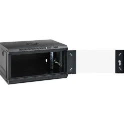 vidaXL Electrónica-Armario de red de pared 6U de 19" IP20, 53 x 40 x 30 cm