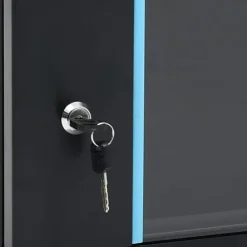 vidaXL Electrónica-Armario de red de pared 4U 19