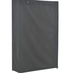 vidaXL Armario de tela 110x40x170 cm Gris New