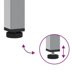 vidaXL Accesorios De Bricolaje-Armario de trabajo 10 pcs Madera Ingenierizada y Acero