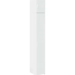 vidaXL Armarios Y Almacenamiento-Armario estrecho madera de ingeniería 30x42,5x225 cm