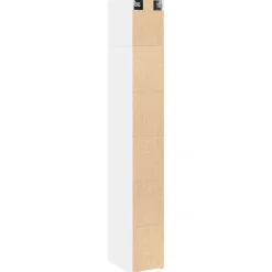vidaXL Armarios Y Almacenamiento-Armario estrecho madera de ingeniería 30x42,5x225 cm