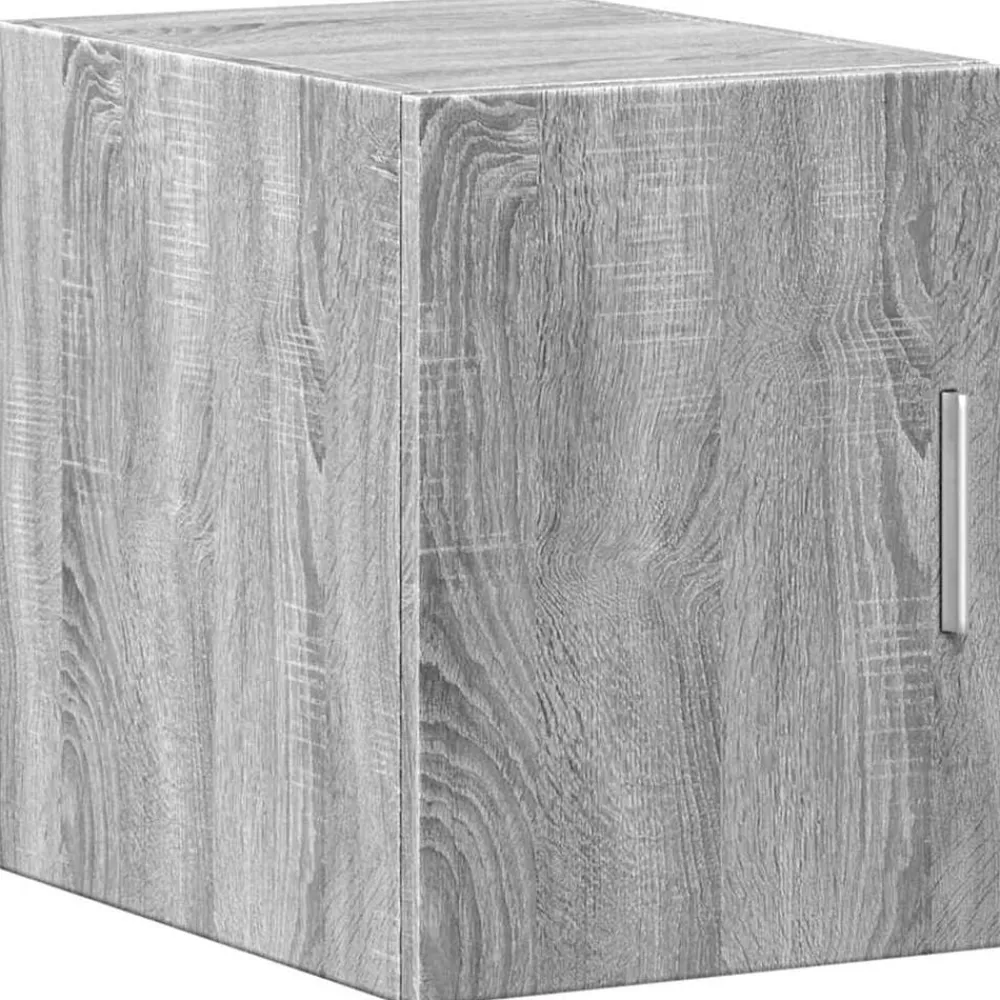 vidaXL Armarios Y Almacenamiento-Armario estrecho madera ingeniería 30x42,5x225 cm
