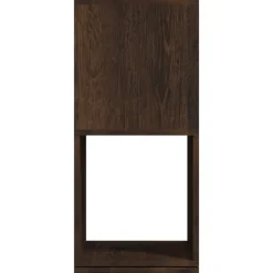 vidaXL Armario giratorio aglomerado 34,5x34,5x75,5 cm Roble ahumado