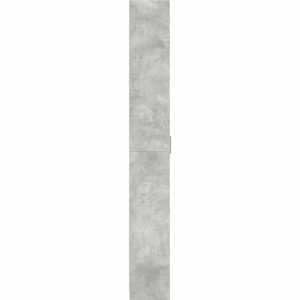 vidaXL Armario Gris Concreto 55 x 25 x 189 cm Madera de ingeniería Gris hormigón