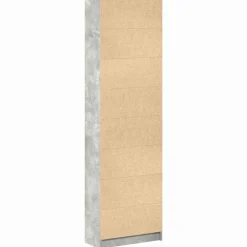 vidaXL Armario Gris Concreto 55 x 25 x 189 cm Madera de ingeniería Gris hormigón