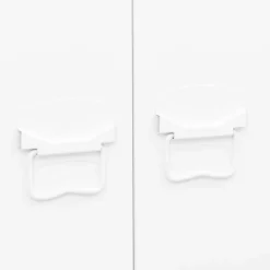 vidaXL Armario industrial de metal 90x50x180 cm Blanco Best