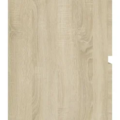 vidaXL Armario lavabo madera contrachapada 90x38,5x45 cm Roble Sonoma