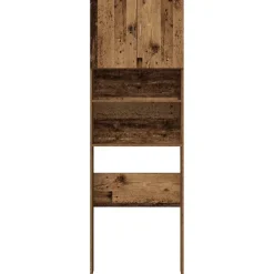 vidaXL Accesorios Para Electrodomésticos-Armario lavadora madera ingeniería 64x24x190 cm