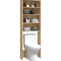 vidaXL Accesorios Para Electrodomésticos-Armario lavadora 64x24x190 cm