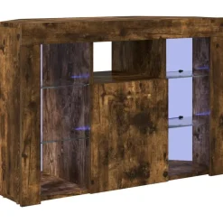 vidaXL Muebles Tv-Armario LED para TV de Esquina 100x40x68cm