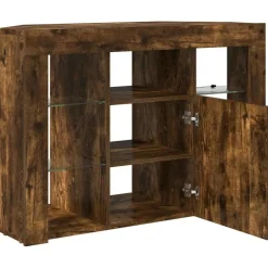 vidaXL Muebles Tv-Armario LED para TV de Esquina 100x40x68cm