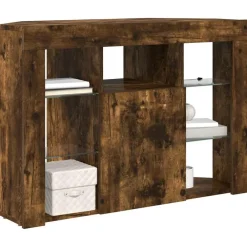 vidaXL Muebles Tv-Armario LED para TV de Esquina 100x40x68cm