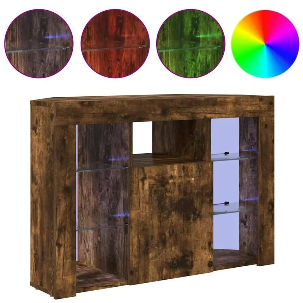 vidaXL Muebles Tv-Armario LED para TV de Esquina 100x40x68cm