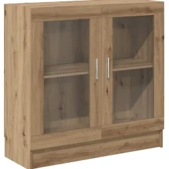 vidaXL Estanterías-Armario libros madera ingeniería 82,5x30,5x80 cm