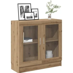 vidaXL Estanterías-Armario libros madera ingeniería 82,5x30,5x80 cm