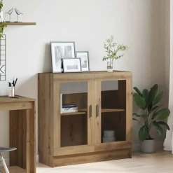 vidaXL Estanterías-Armario libros madera ingeniería 82,5x30,5x80 cm