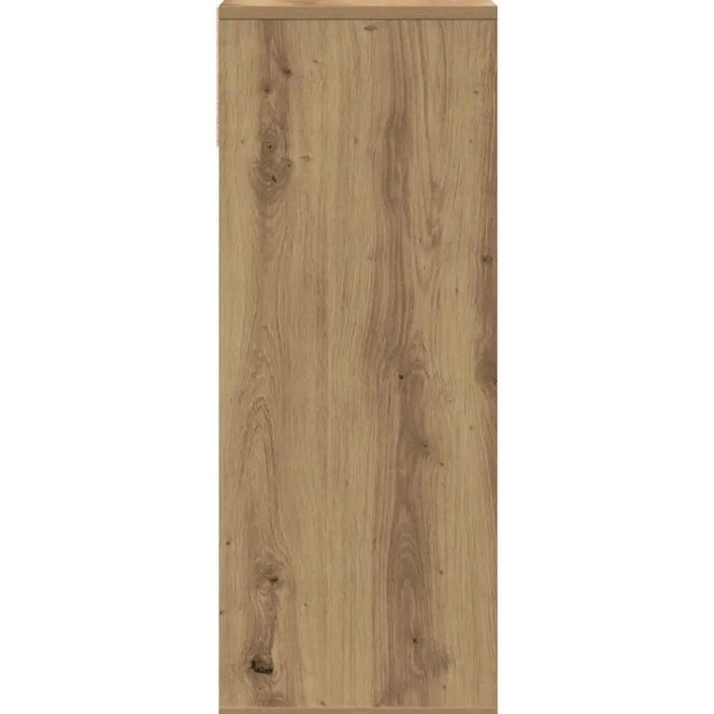 vidaXL Armario libros madera ingeniería 34x31x80 cm Roble artisan