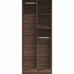 vidaXL Armarios Y Almacenamiento-Armario madera de ingeniería color roble marrón 80x50x200 cm