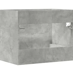 vidaXL Armario para lavabo aglomerado gris hormigón 60x38,5x48 cm Gris hormig&oacute;n