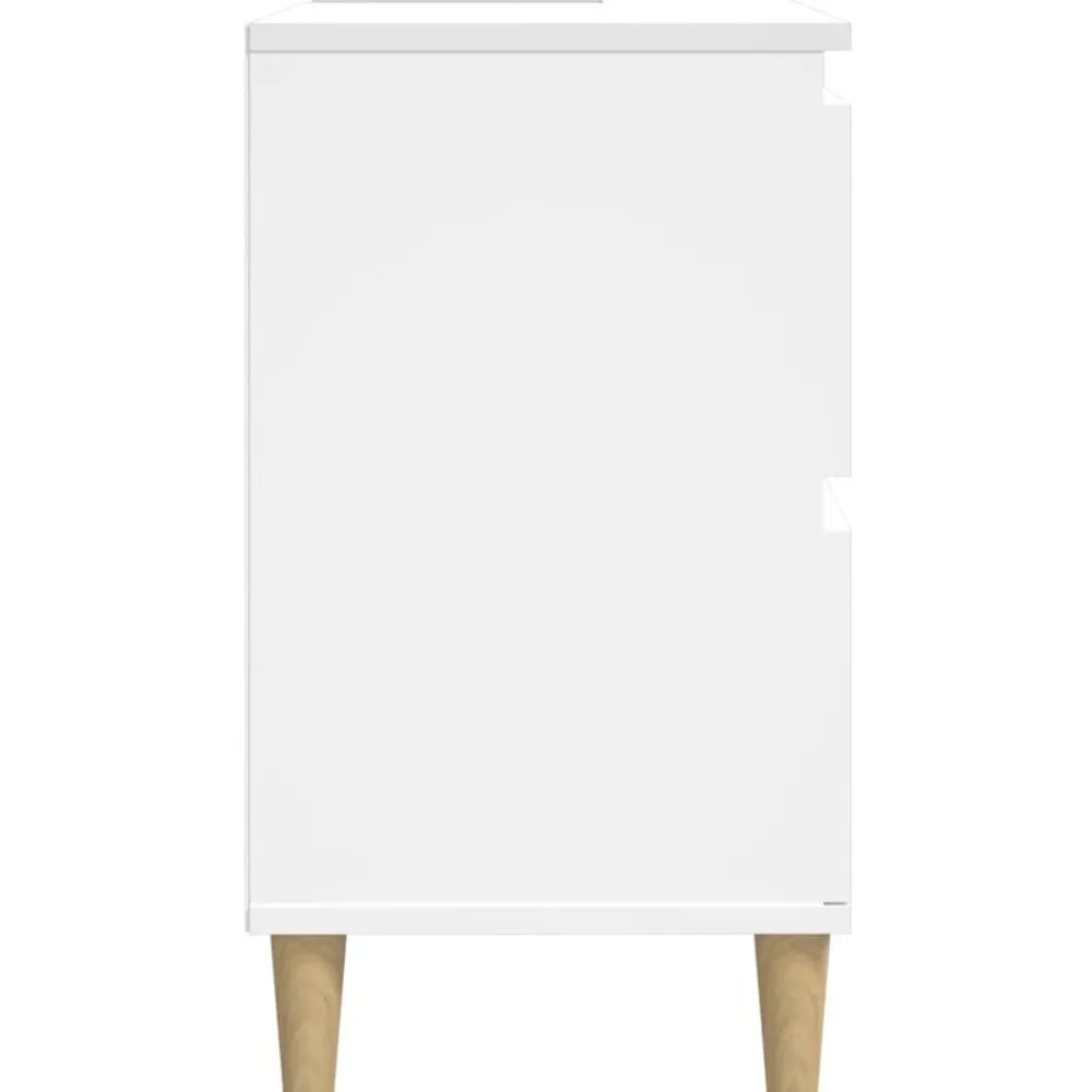 vidaXL Armarios Y Almacenamiento-Armario para lavabo madera contrachapada 80x33x60 cm
