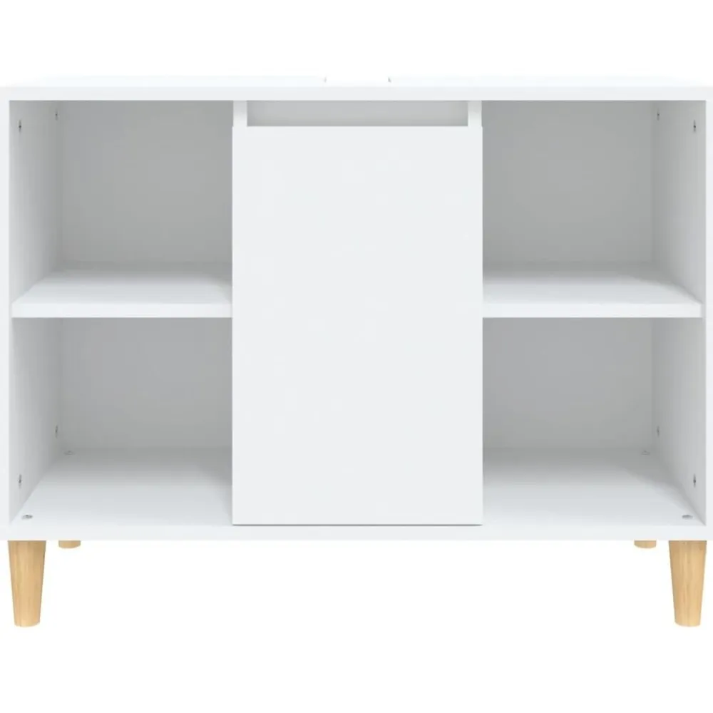 vidaXL Armarios Y Almacenamiento-Armario para lavabo madera contrachapada 80x33x60 cm