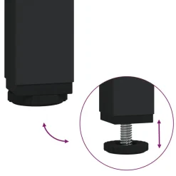 vidaXL Armario para lavadora 68 x 48,5 x 194 cm Roble negro