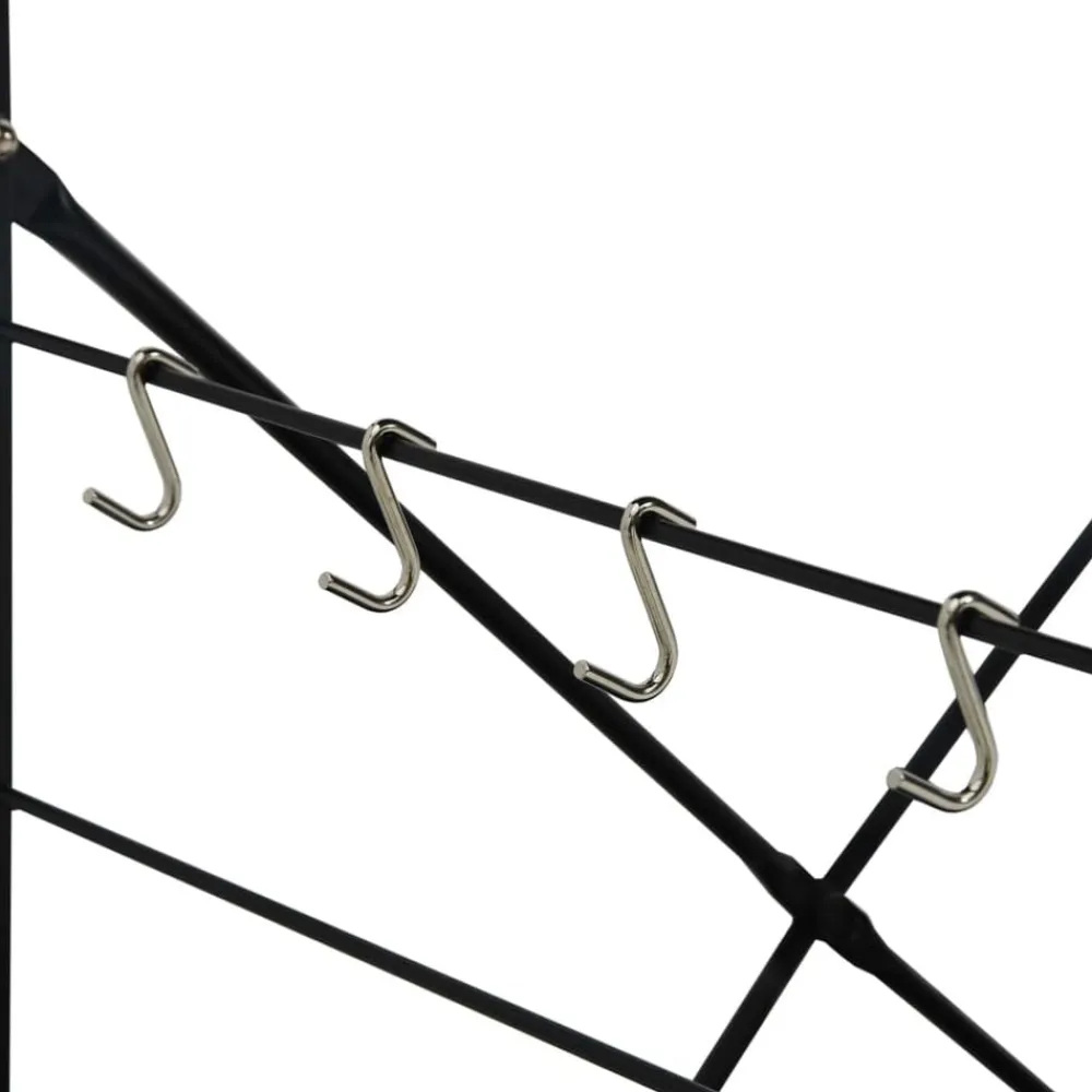 vidaXL Armario para microondas madera ingeniería 60x39,6x79,5 cm Negro Online