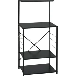 vidaXL Cocina Y Comedor-Armario para microondas madera ingeniería 60x39,6x123 cm