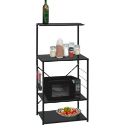 vidaXL Cocina Y Comedor-Armario para microondas madera ingeniería 60x39,6x123 cm