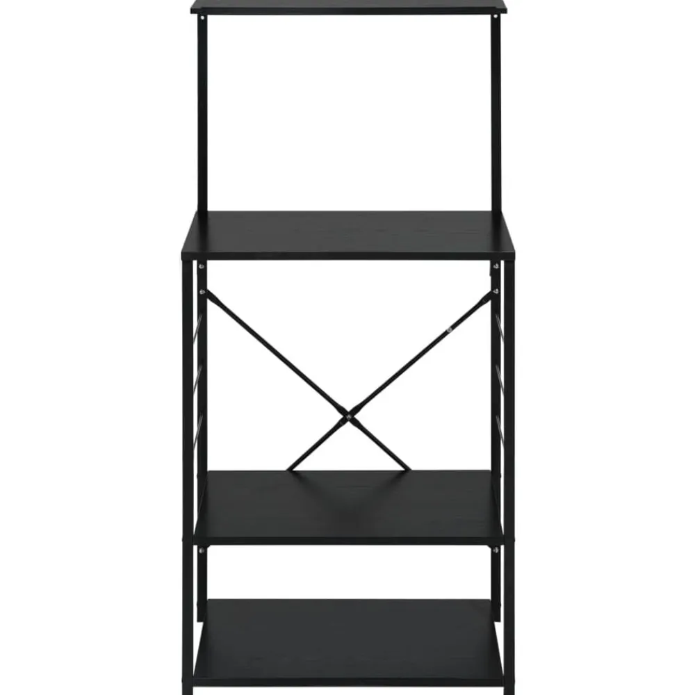 vidaXL Cocina Y Comedor-Armario para microondas madera ingeniería 60x39,6x123 cm