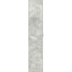 vidaXL Productos Del Hogar-Armario para Zapatos con estante Gris 80 x 35.5 x 180 cm