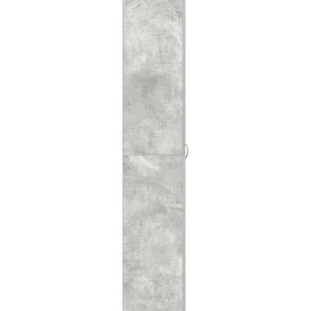 vidaXL Productos Del Hogar-Armario para Zapatos con estante Gris 80 x 35.5 x 180 cm