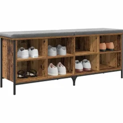 vidaXL Productos Del Hogar-Armario para Zapatos con estante 131 x 35 x 50 cm