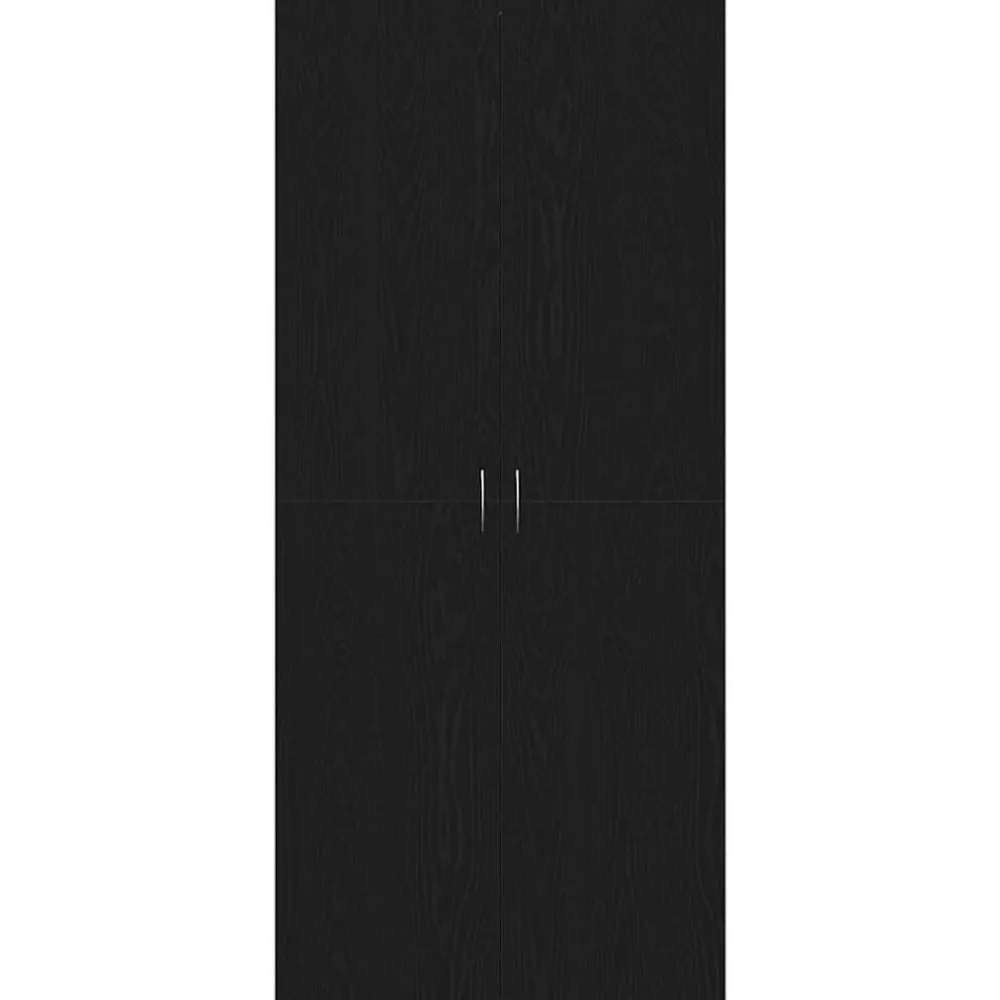 vidaXL Productos Del Hogar-Armario para Zapatos con estante Negro 80 x 35.5 x 180 cm