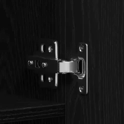 vidaXL Productos Del Hogar-Armario para Zapatos con estante Negro 80 x 35.5 x 180 cm