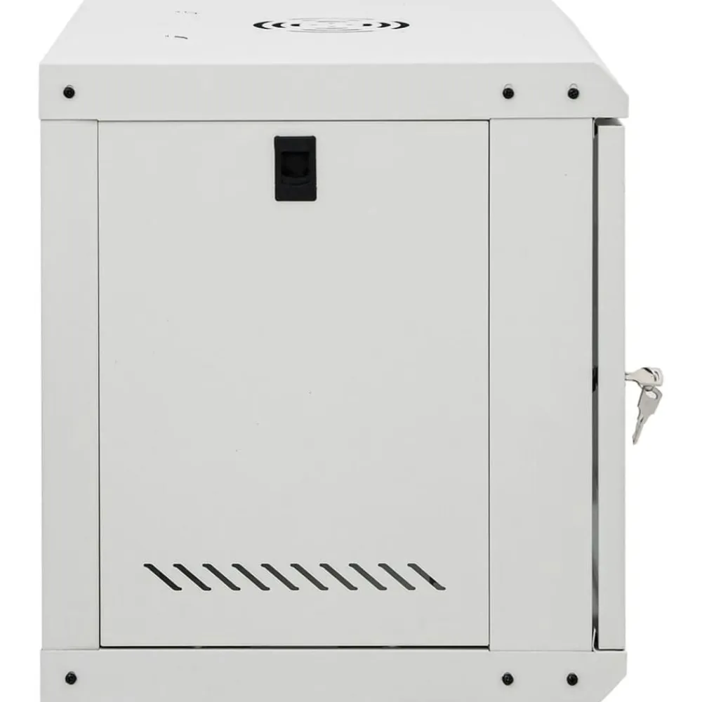 vidaXL Armario rack de red de pared 9U 19" IP20 53x40x45 cm Gris Sale