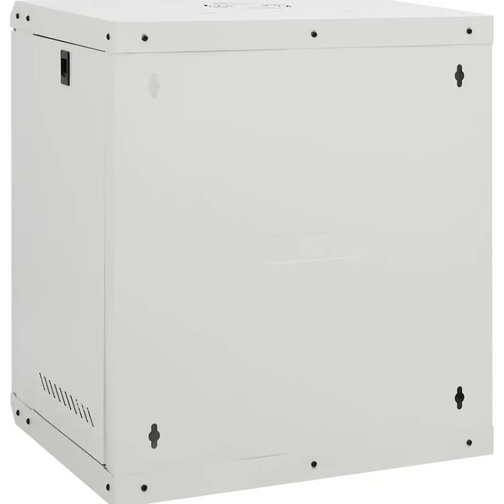 vidaXL Electrónica-Armario rack de red de pared 12U 19" IP20 53x40x30 cm