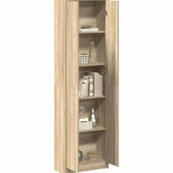 vidaXL Armarios Y Almacenamiento-Armario 55 x 25 x 189 cm Madera de ingeniería