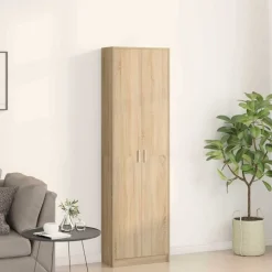 vidaXL Armarios Y Almacenamiento-Armario 55 x 25 x 189 cm Madera de ingeniería