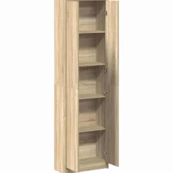 vidaXL Armarios Y Almacenamiento-Armario 55 x 25 x 189 cm Madera de ingeniería